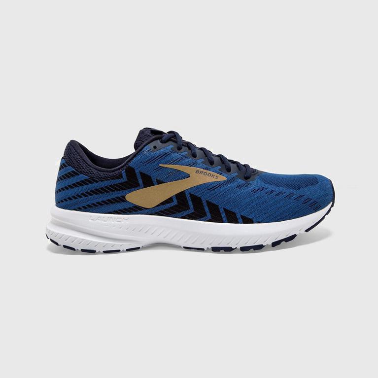 Tenis Brooks Launch 6 - Zapatillas Para Correr En Asfalto Hombre - Azules (BIRP-36021)